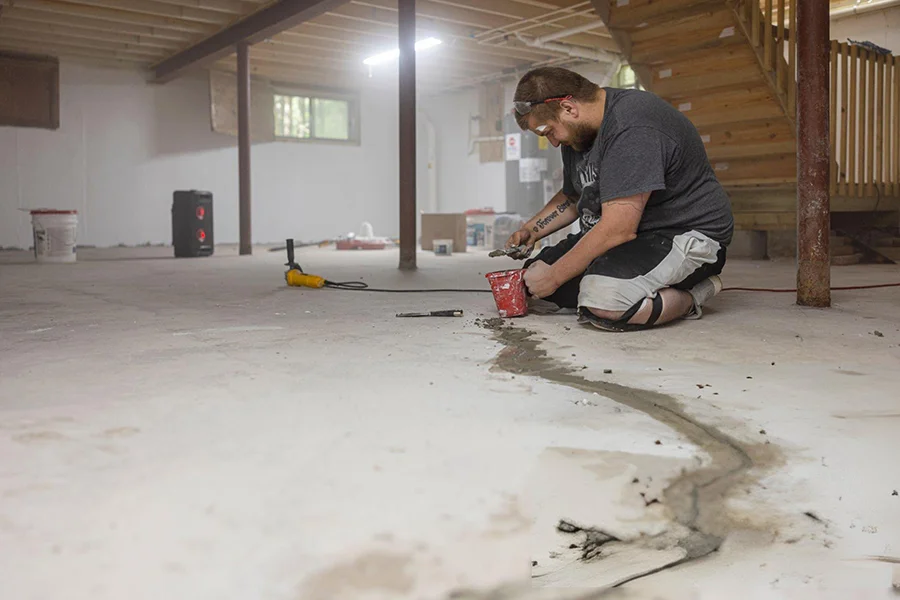 concrete slab foundation repair aurora in
