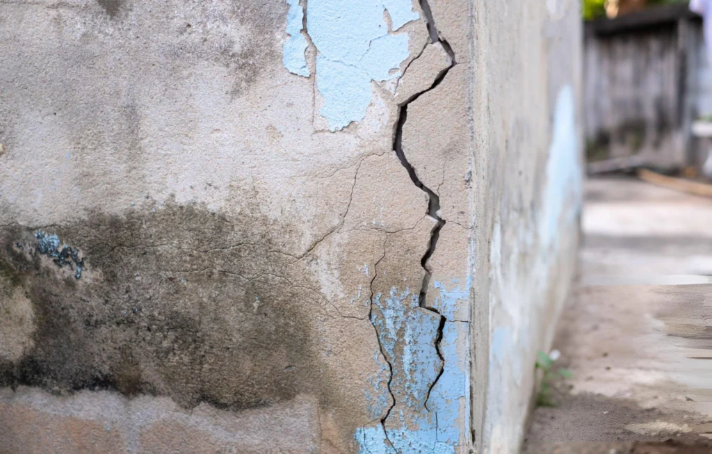 cracked wall or structural repair aurora in