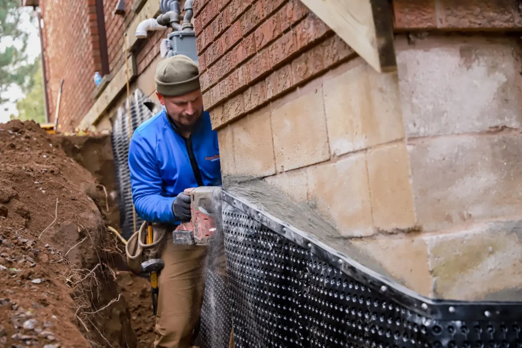 foundation wall repair aurora in